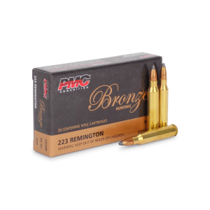 PMC Bronze 223 Remington 55 Gr Pointed Soft Point (Box)