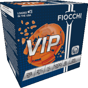 Fiocchi Exacta Target 28 Gauge 2.75 3/4 oz 8 Shot 28VIP8 (Box)