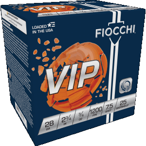 Fiocchi Exacta Target 28 Gauge 2.75 3/4 oz 7.5 Shot 28VIP75 (Box)