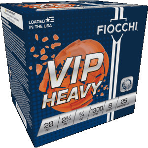 Fiocchi Exacta Target 28 Gauge 2.75 3/4 oz 8 Shot 28VIPH8 (Box)