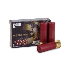 Federal Premium 12 Gauge 3 1-7/8 oz 15 Pellet Copper Plated 00 Buck (Box)