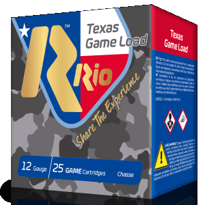 Rio Ammunition Texas Game Load 12 Gauge 1-1/4 oz 6 Shot TGHV366TX (Box)