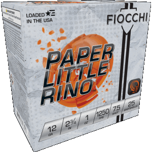 Fiocchi Paper Little Rino 12 Gauge 2.75 1 oz 7.5 Shot (Box)