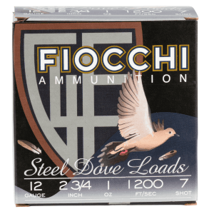 Fiocchi Dove & Quail 12 Gauge 2.75 1 oz 7 Shot 12DLS17 (Box)
