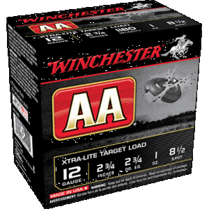 Winchester AA 12 Gauge 2.75 1 oz 8.5 Shot (Box)