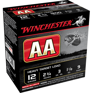 Winchester Aa 12 Gauge 2.75 1 1/8 oz 9 Shot AAM129 (Box)