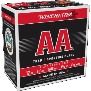 Winchester 12 Gauge 2.75 1-1/8 oz 7.5 Shot 1200 fps (Box)