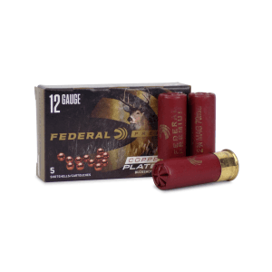 Federal Premium 12 Gauge 2.75 1-1/2 oz 12 Pellet Copper Plated 00 Buck (Box)