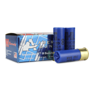 Hornady American Gunner Reduced Recoil 12 Gauge 2.75 00 Buckshot (Box)