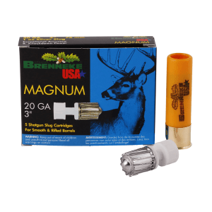 Brenneke Magnum 20 Gauge 3 Rifled Slug (Box)
