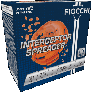 Fiocchi Exacta Target 12 Gauge 2.75 1 oz 8 Shot 12CPTR8 (Box)