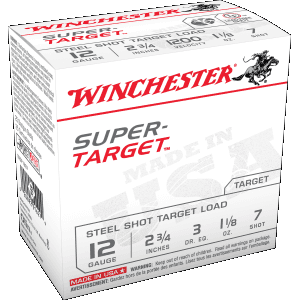 Winchester Super-target 12 Gauge 2.75 1 1/8 oz 7 Shot TRGT12S7 (Box)
