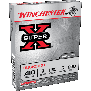 Winchester Super X 410 Gauge 3 5 Pellets 000 Buck XB413 (Box)