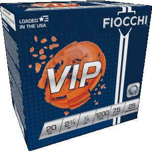 Fiocchi VIP Exacta Target 20 Gauge 2.75 7/8oz 7.5 Shotgun Ammo (Box)