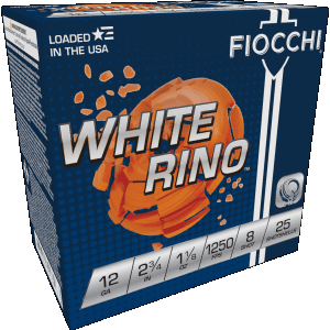 Fiocchi Exacta Target 12 Gauge 2.75 1 1/8 oz 8 Shot 12WRNO8 (Box)