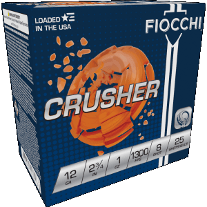 Fiocchi Exacta Target 12 Gauge 2.75 1 oz 8 Shot 12CRSR8 (Box)