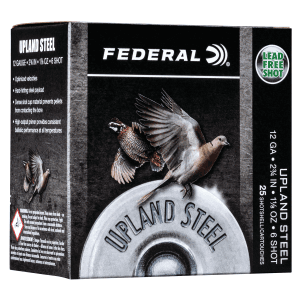 Federal Upland 12 Gauge 2.75 1 1/8 oz 6 Shot USH126 (Box)