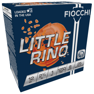 Fiocchi Exacta Target 12 Gauge 2.75 1 oz 8 Shot 12TX8 (Box)