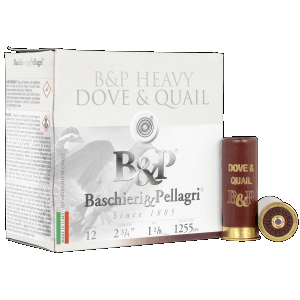 B&P 12 Gauge 2.75 1-1/8 oz 8 Shot 1255 fps (Box)