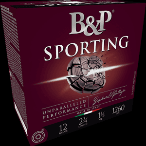 B&P Sporting Clay 12 Gauge 2.75 1 oz 8.5 Shot (Box)