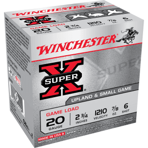Winchester 20 Gauge 2.75 7/8 oz 6 Shot 1210 fps (Box)