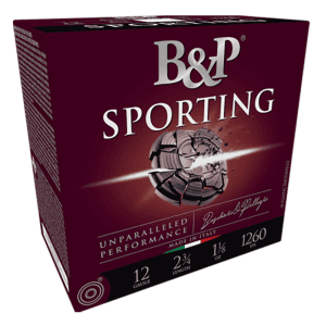 B&P 12 Gauge 2.75 1-1/8 oz 7.5 Shot 1330 fps (Box)