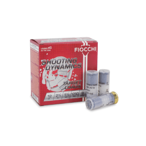 Fiocchi Shooting Dynamics Target Load 12GA 2.75 1-1/8OZ #8 Shot Target Load (Box)