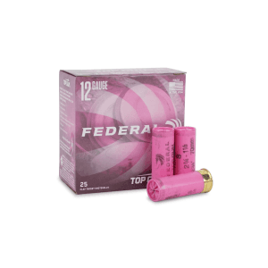 Federal Top Gun Pink Hull 12 Gauge 2.75 1-1/8 OZ 8 Shot (Box)