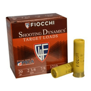 Fiocchi Shooting Dynamics 20 Gauge 2.75 7/8 oz 8 Shot (Box)