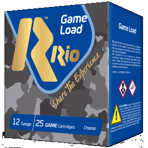 Rio Ammunition Game Load 12 Gauge 2.75 1 1/8 oz 8 Shot SG328 (Box)