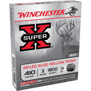 Winchester Super X 410 Gauge 3 1/4 oz Rifled Slug X413RS5 (Box)