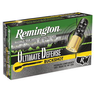 Remington Ultimate Defense 12 Gauge 2.75 9 Pellets 00 Buck 20713 (Box)