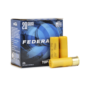 Federal Top Gun 20 Gauge 7/8 oz 2.75 7.5 Shot (Box)