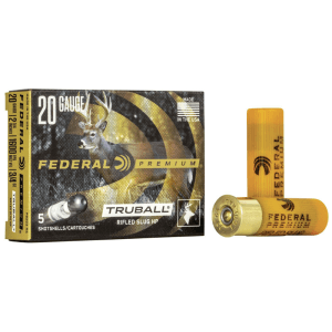 Federal Premium TruBall 20 Gauge 2.75 3/4 oz Rifled Slug HP (Box)