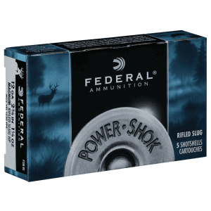 Federal Power-Shok 12 Gauge 2.75 1-1/4oz Hollow Point Slug (Box)