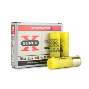 Winchester Super-X 20 Gauge 2.75 #3 Buck (Box)