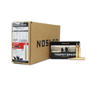 Nosler Trophy Grade 338 RUM 225 Gr AccuBond (Case)
