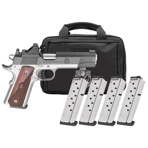 Springfield Armory(R) - PX9119LAOSPAC - 1911 Ronin AOS Gear Pac 9mm Luger 5" Semi Auto 9+1 Blued Stainless Pistol