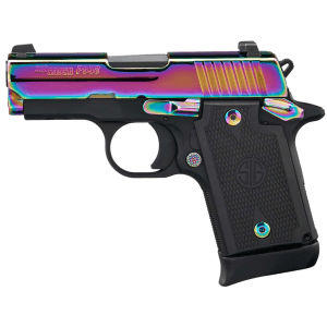 Sig Sauer(R) - 9389RBT2AMBI - P938 9mm Luger 7+1 3" Semi-Auto Rainbow Pistol