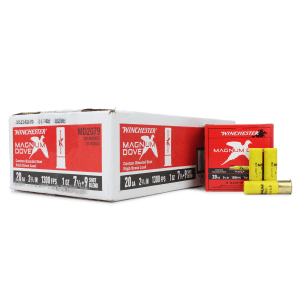 Winchester Magnum Dove 20 Gauge 2.75" 1 oz 7.5+9 Shot (Case)