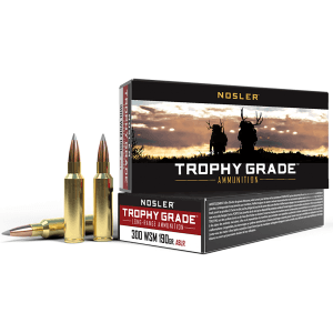 Nosler Trophy Grade 300 WSM 190 Gr Nosler Spitzer AccuBond Long Range (Box)