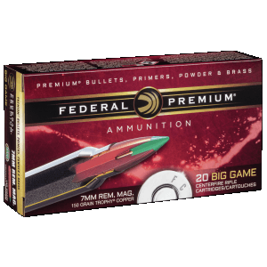 Federal Premium 7mm Rem Mag 150 Grain Trophy Copper (Box)