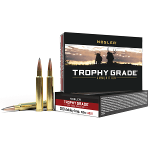 Nosler Trophy Grade 280 Ackley Improved 150 Gr Nosler Spitzer AccuBond Long Range (Box)
