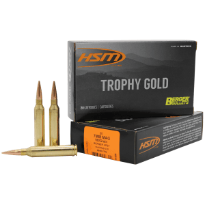 Hsm Trophy Gold 7mm Rem Mag 180 Gr Berger Hunting VLD Match (Box)