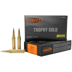 Hsm Trophy Gold 7mm Rem Mag 168 Gr Berger Hunting VLD Match (Box)
