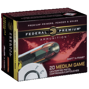 Federal Premium 454 Casull 300 Grain Swift A-Frame (20 Rounds)