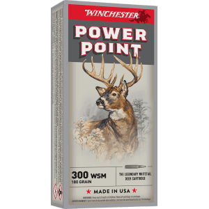 Winchester Power-point 300 WSM 180 Gr Power Point (Box)