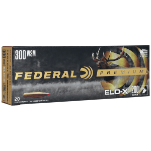 Federal Premium 300 WSM 200 Gr Hornady ELD-X (Box)