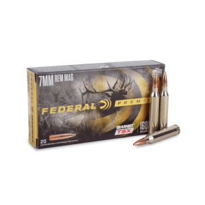 Federal Premium 7mm Rem Mag 160 Grain Lead Free Barnes TSX (Box)
