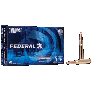 Federal Power-shok 7mm Mauser 175 Gr Jacketed Soft Point (Box)